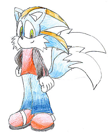 Tailic the Hedgefox by Tails_and_Sonic