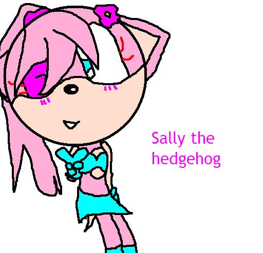 Sally the hedgehog by Tailsyiscute