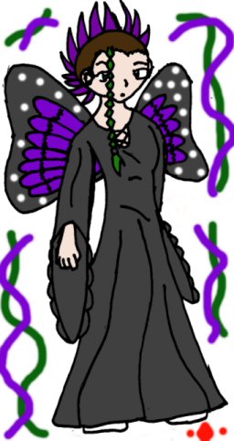 Butterfly Princess Chablis (For Rydia) by Taina_Kumori