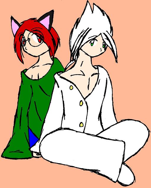 Rikki and Hojo (colored!) by Taina_Kumori