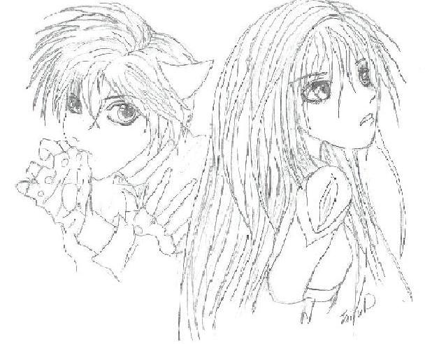 Shakari and Ashinaka by Tairu
