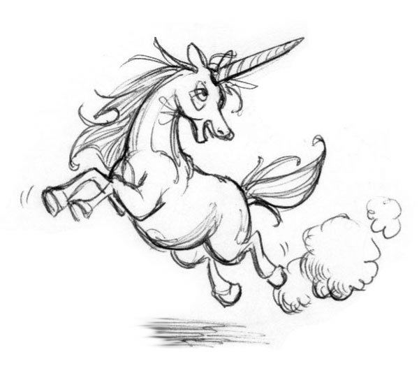 Unicorn sketch by Taka_Chicago