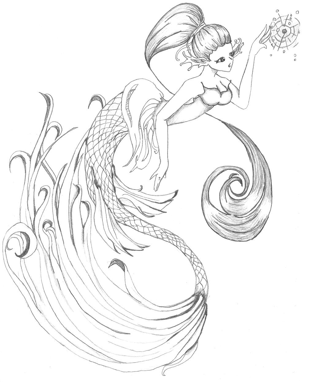 Artsy Mermaid by Takahashi2Oki