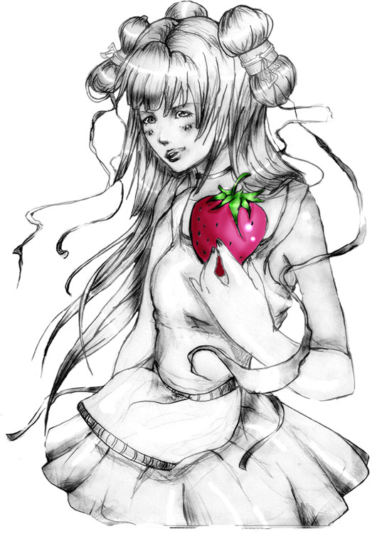 The strawberry girl by Takahashi2Oki