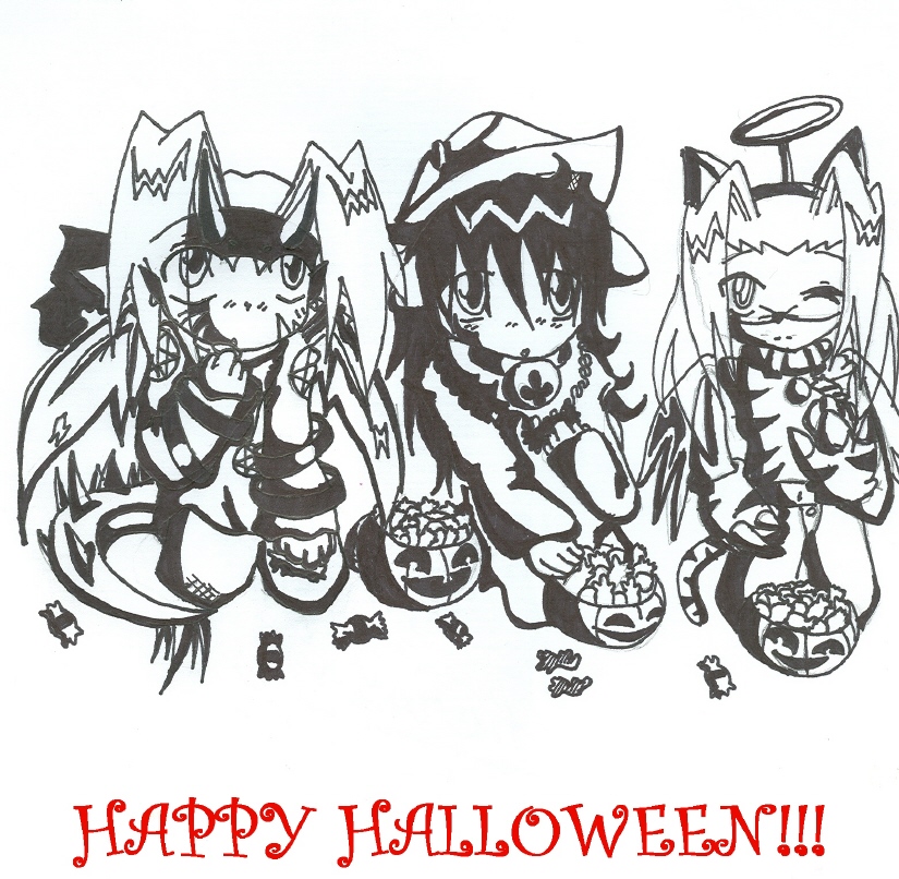 happy halloween fac !!! *chibi* by TakeshiAsakura