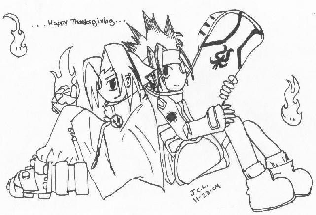 Happy ThanksGiving *Takeshi and Tren* by TakeshiAsakura