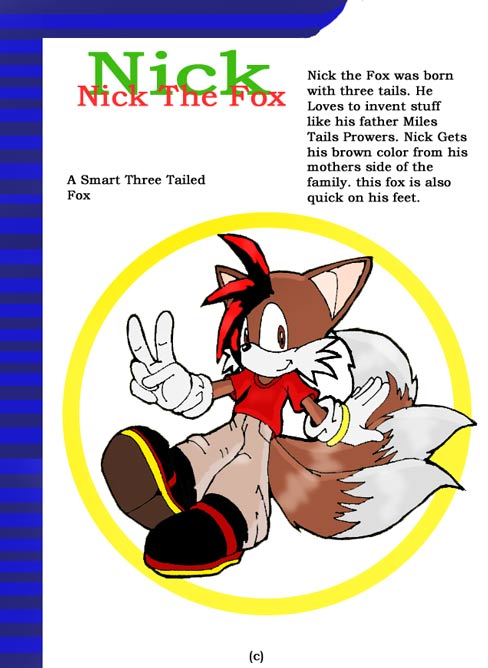 Nick the Fox- SA2B Style by TakeshiAsakura