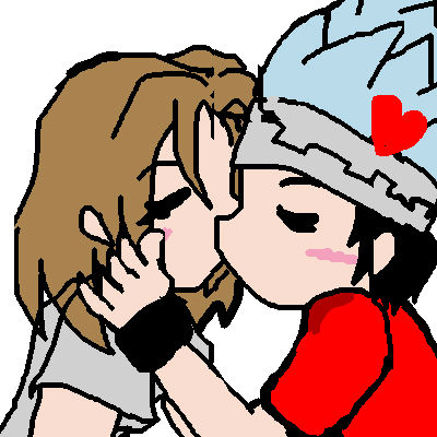 Horo and Tephy- Kissing by TakeshiAsakura