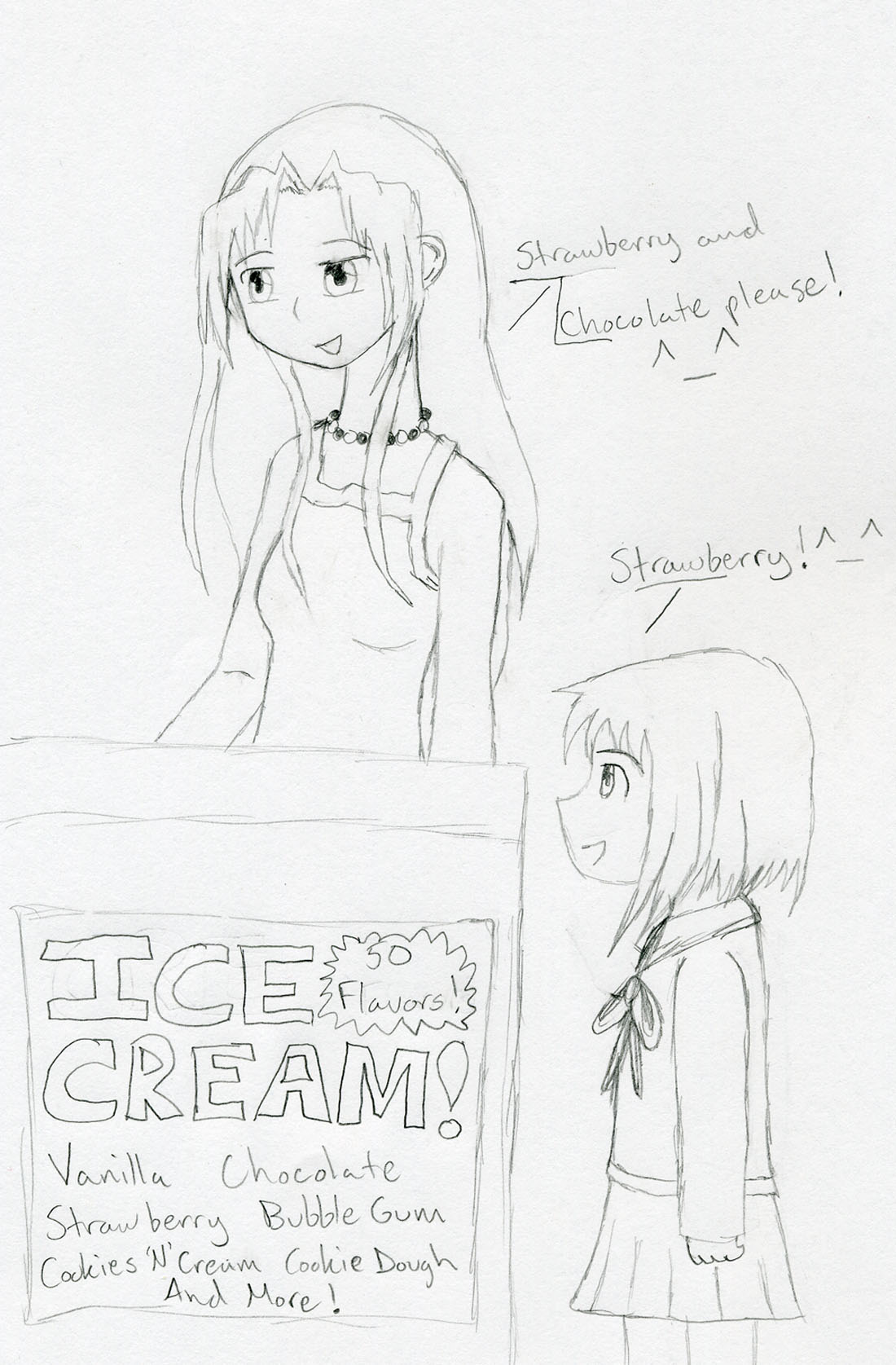 Buying Ice Cream With Kisa by Takouya