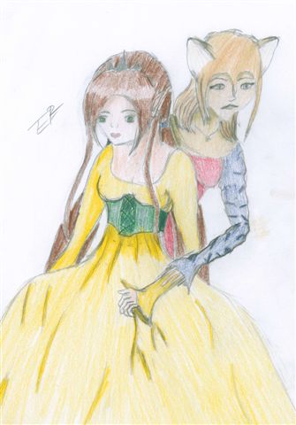 Lila and Elensar by Talinatera