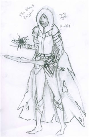 Roffel The Black Knight by Talinatera