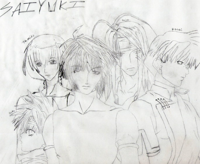 The whole group! (Plus my character) by TamikoXGojyo