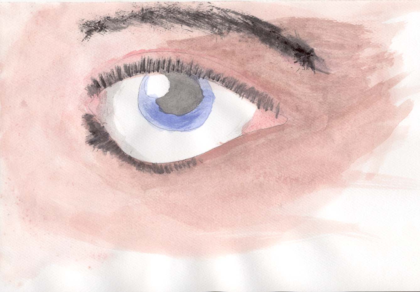 Human Eye: Blue by TapeJara