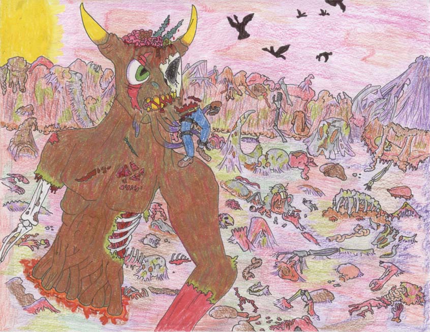 Throshti God of Carrion by TapeJara