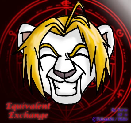 Ed as a lion (Takaashi / Neko version) by Taria