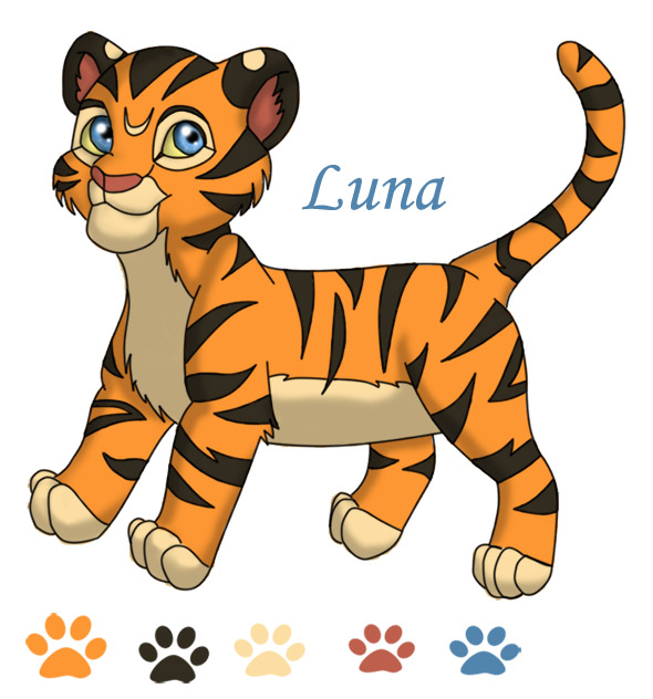 Luna the Tiger by Taria