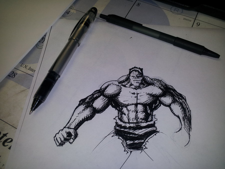 hulk sketch by Task002