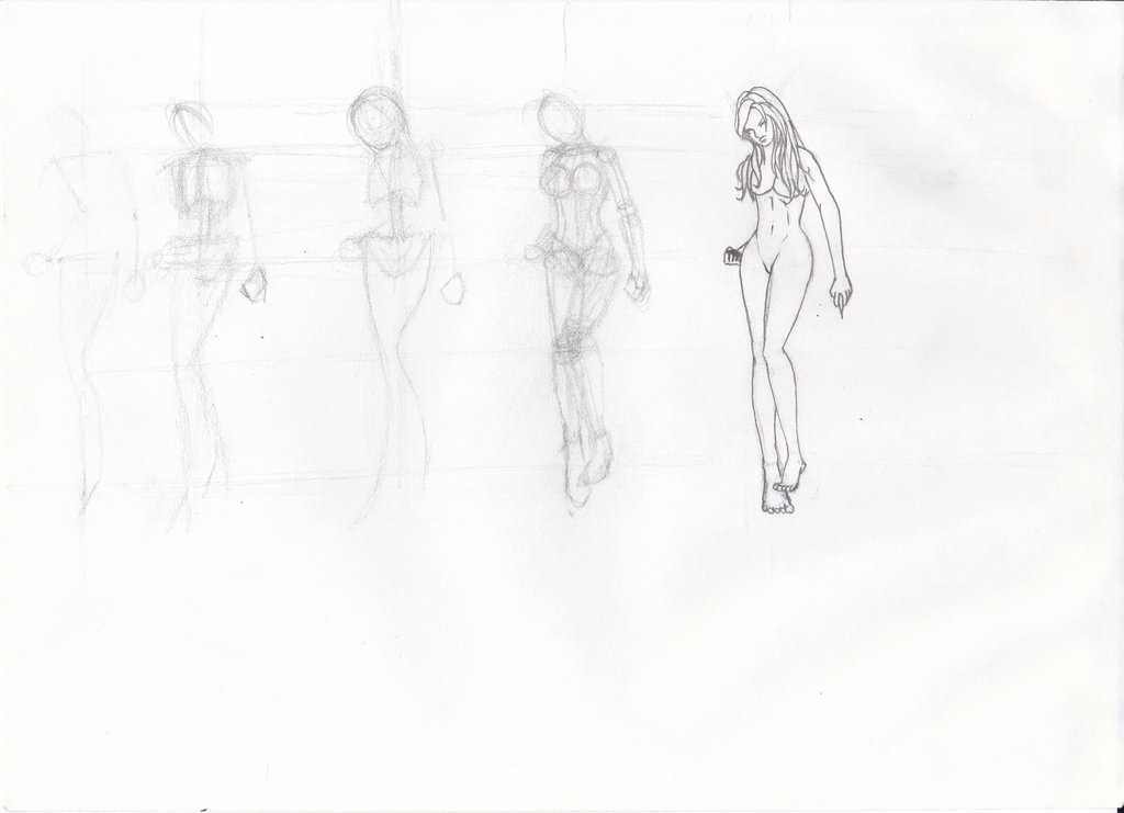 Female Sketch Study by Task002