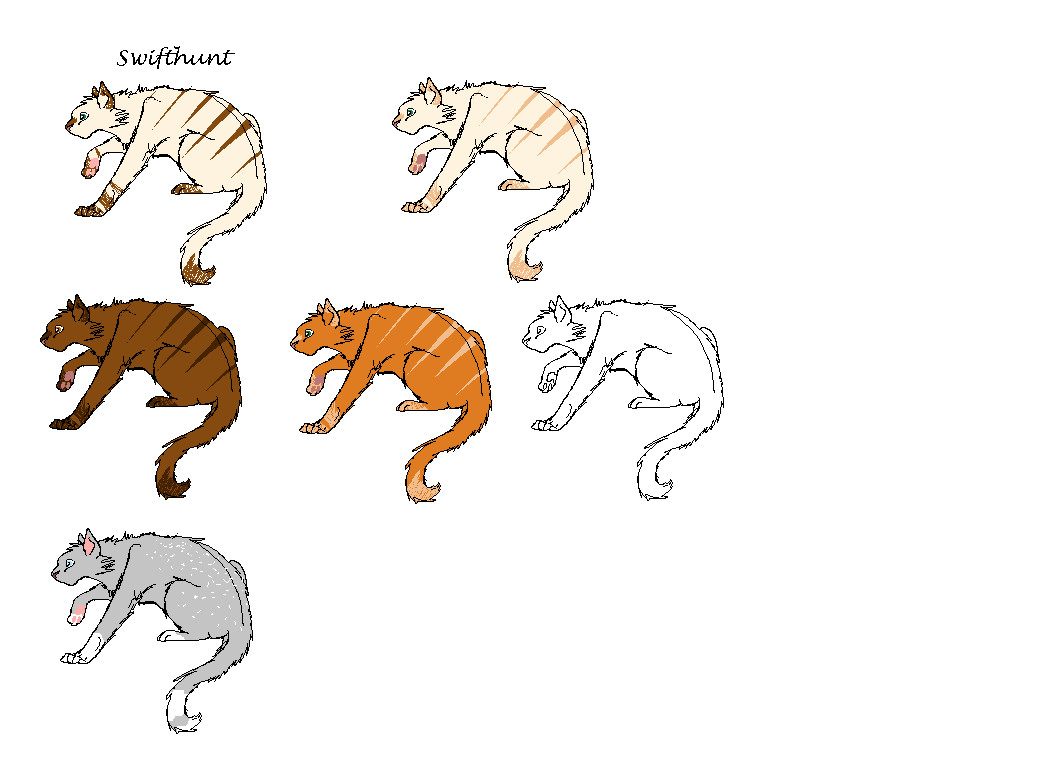 Different Cat Colors by Taslin