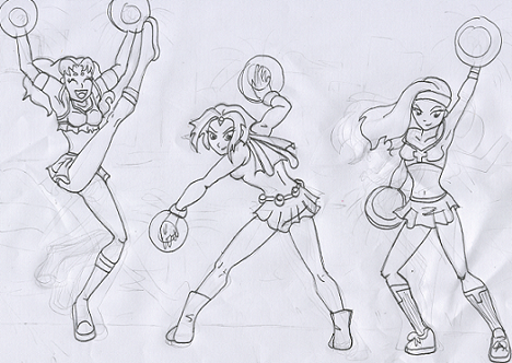 Titan Cheerleaders by TatsuraChan