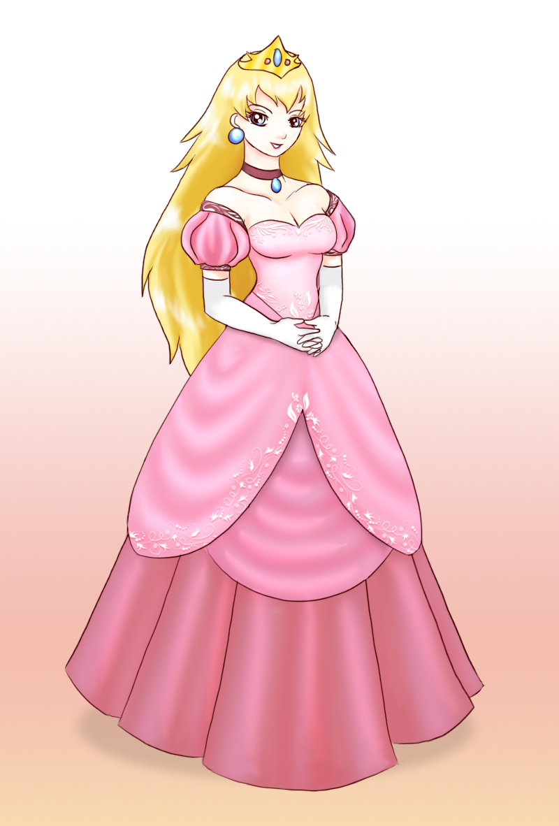 Princess Peach by TatsuraChan