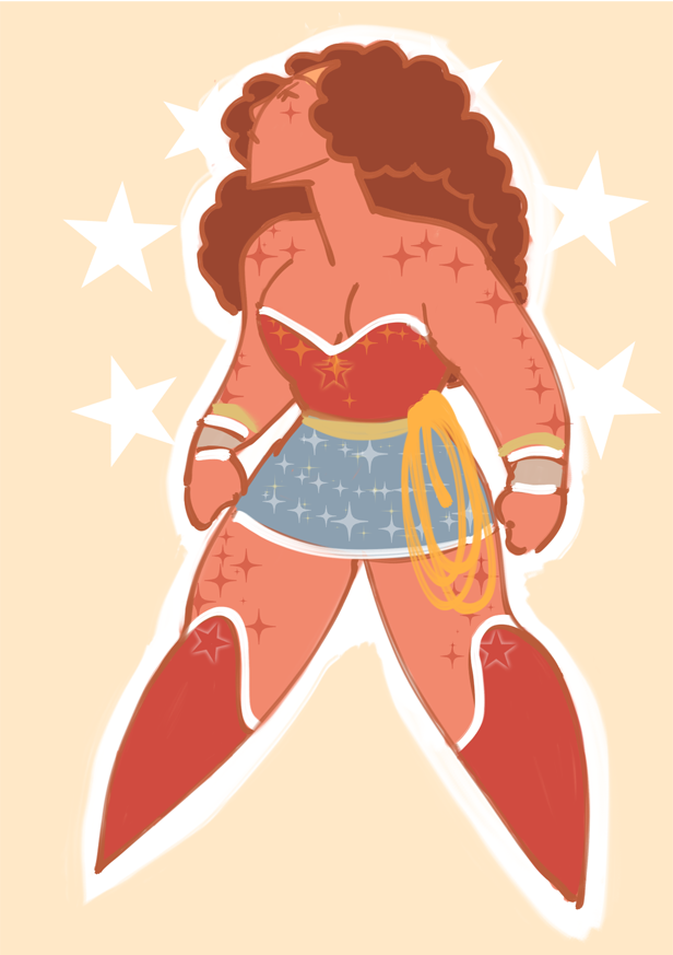 quick wonder woman by Teal666