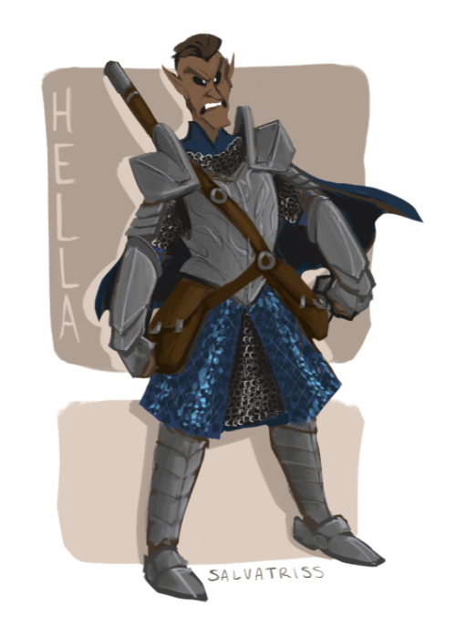 My cool dragonborn by Teal666