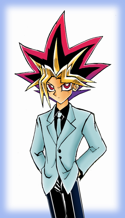 YamiYugi in suit request by  Goki chan by Teana