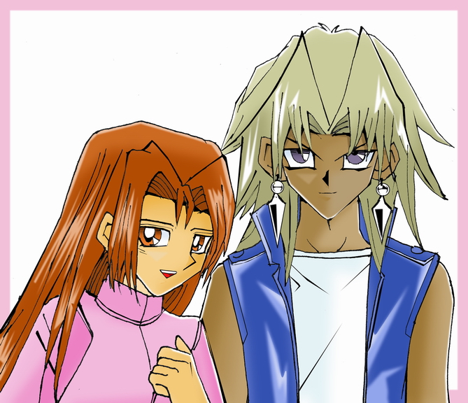 Marik and Shizuka by Teana