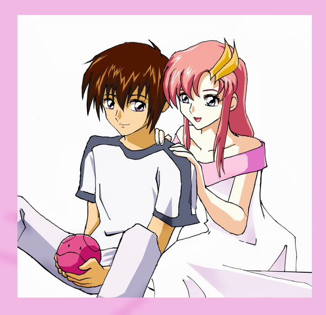 Kira and Lacus by Teana