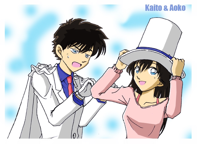 Kaito and Aoko by Teana