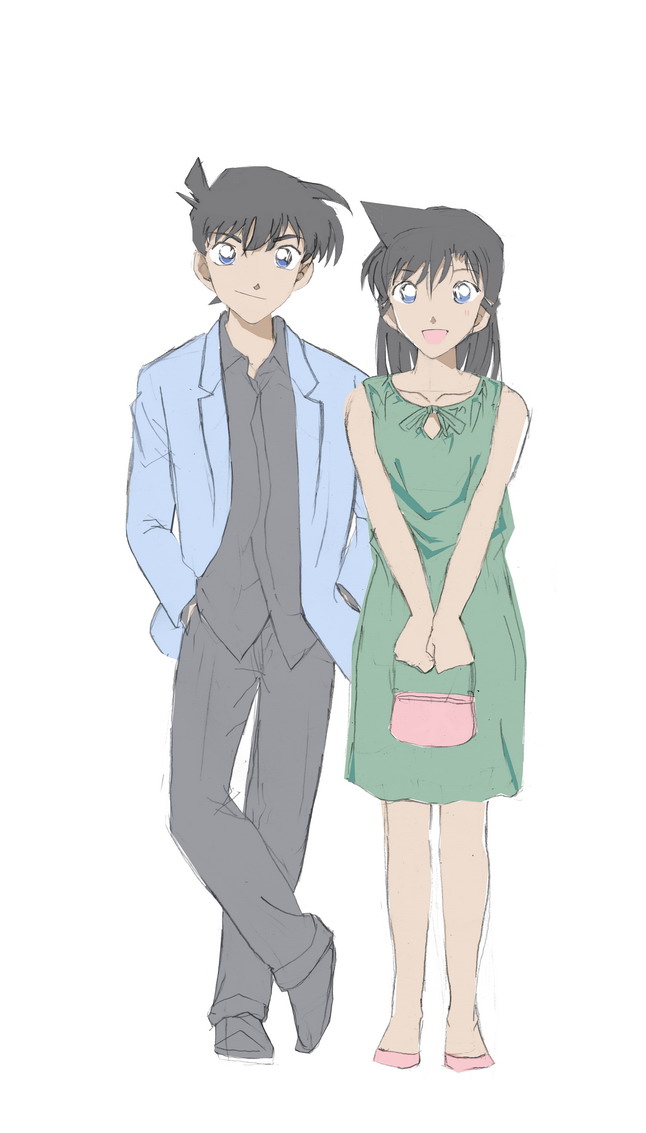 Shinichi and Ran by Teana