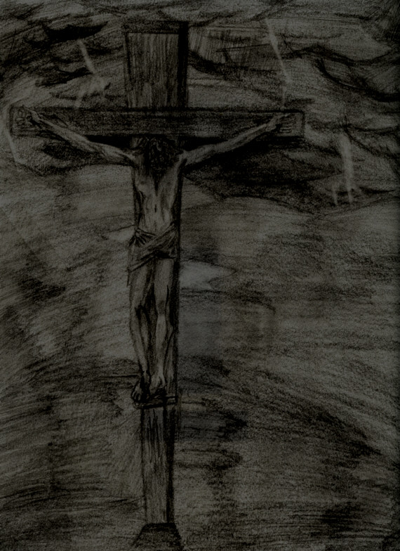 Jesus on the Cross by Teddi_MaulerX