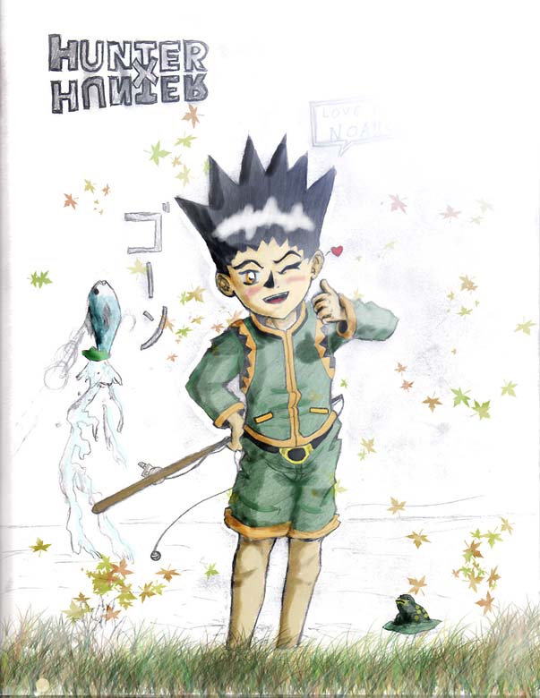 Gon Fishin now in color by Teddo