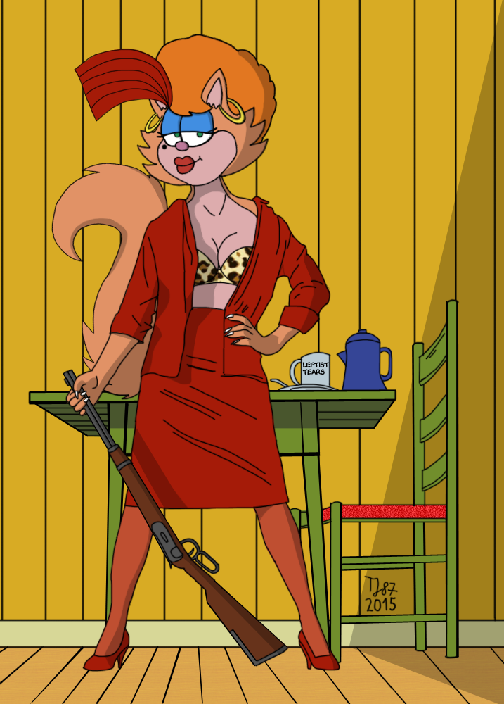 Kitty in Red by TeeJay87
