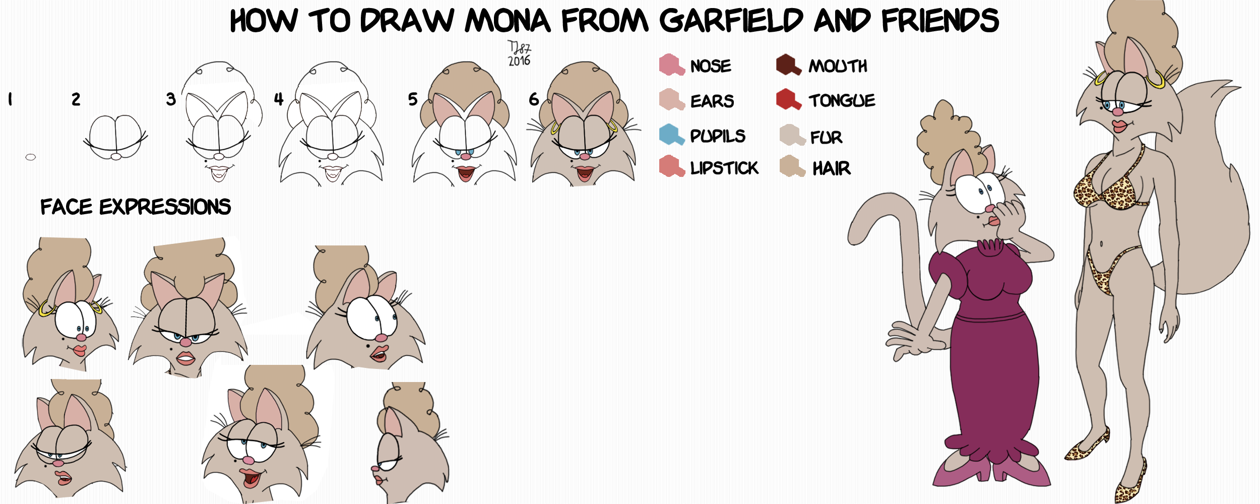 Mona Tutorial - step by step by TeeJay87