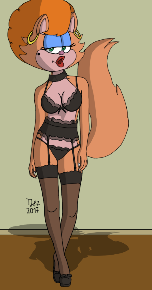 Miss Kitty in Black 2017 by TeeJay87