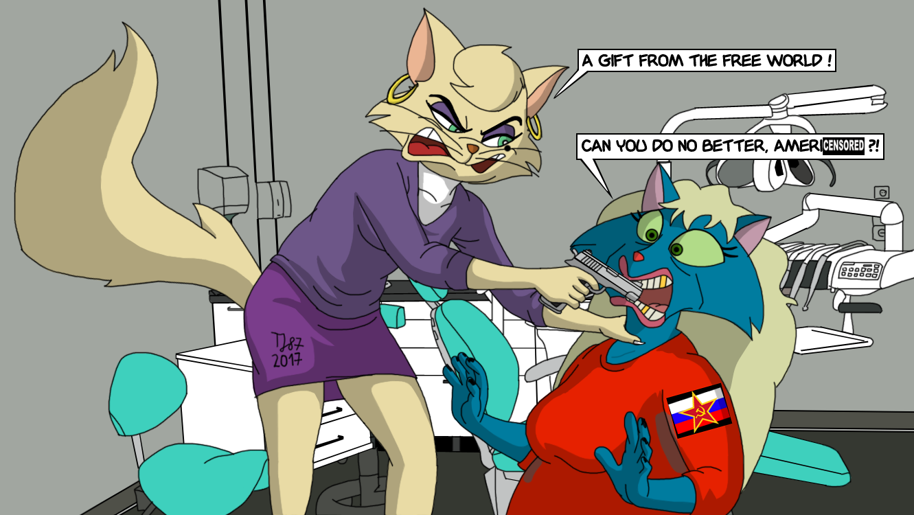 Catfight 3: Leftist Dental Care by TeeJay87