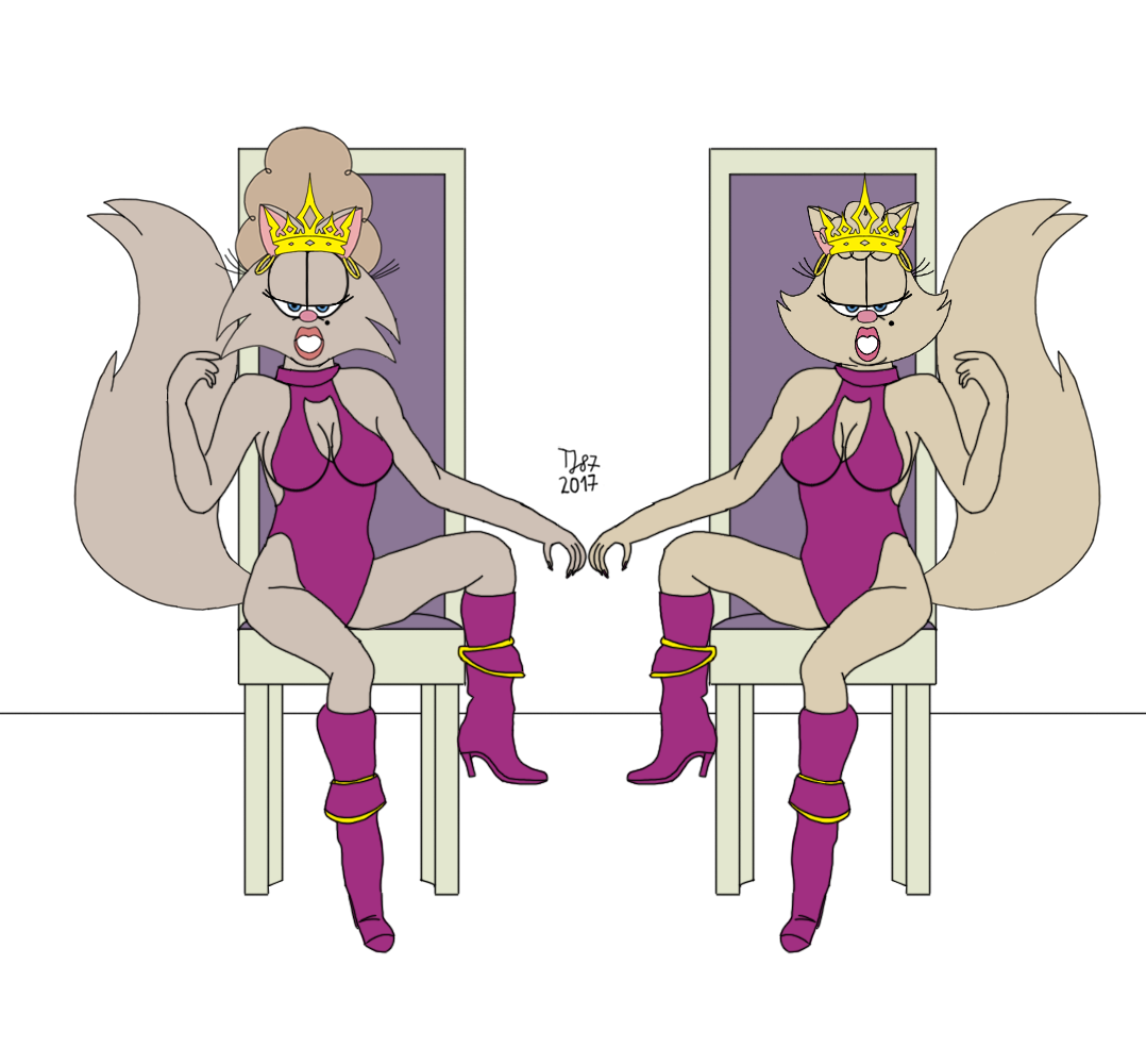 Pussycats sitting - Spirit of 1980s (WIP) by TeeJay87