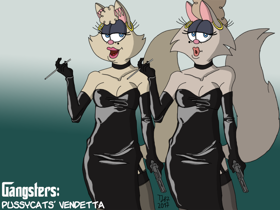 The Pussycats' Vendetta: Penelope and Mona by TeeJay87