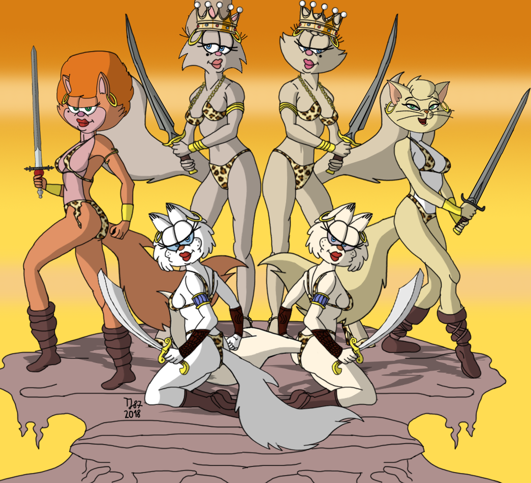 The Feline Amazons by TeeJay87