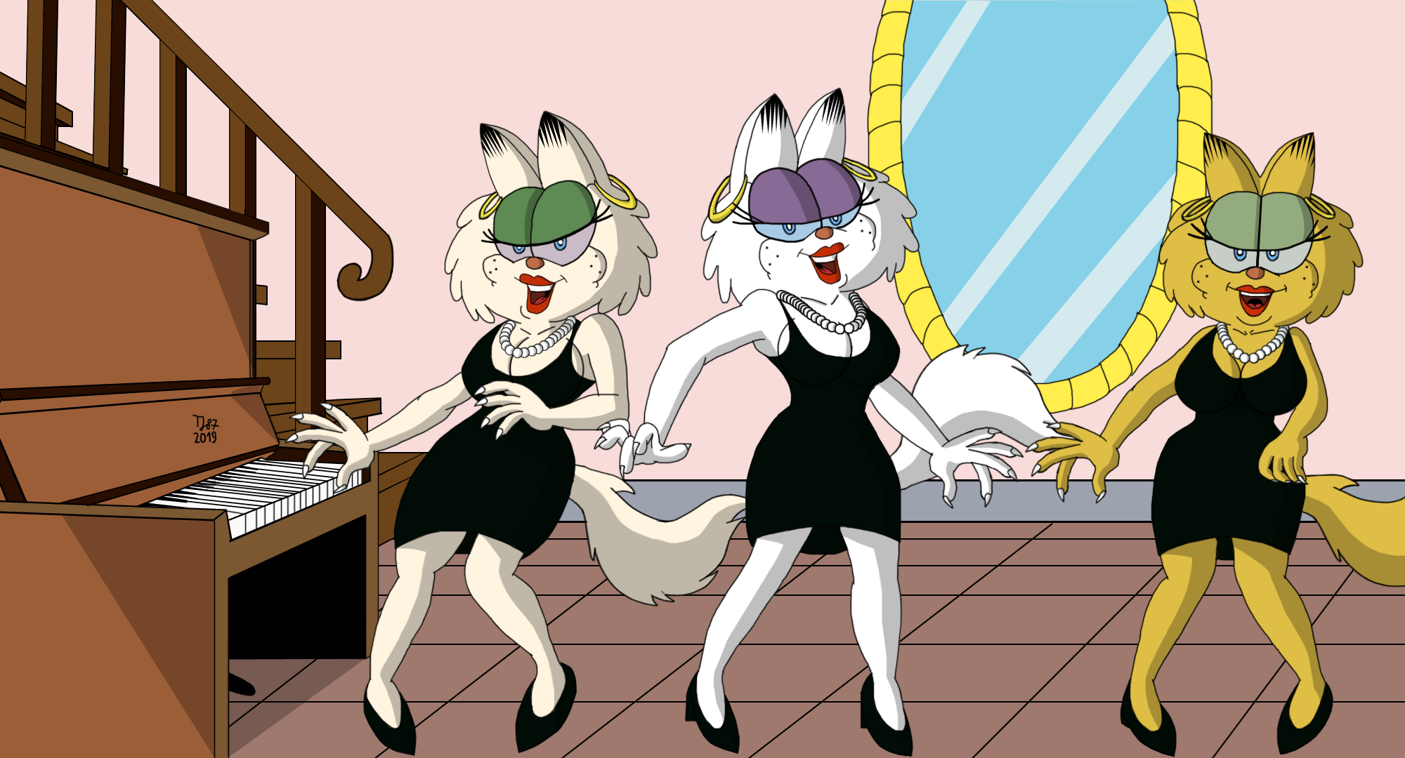 The Three Purrsians by TeeJay87