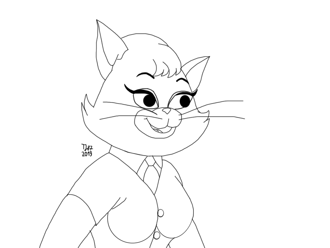 Katy O'Kitty (test sketch) by TeeJay87