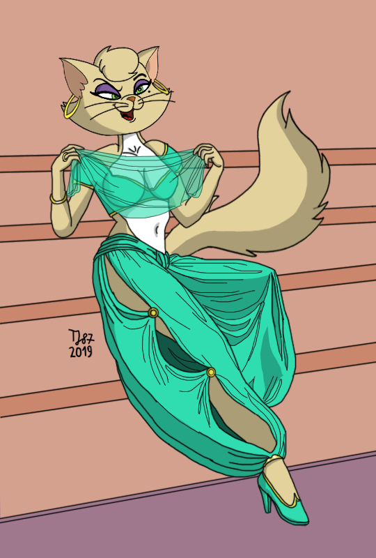 Delilah in Teal 2019 by TeeJay87