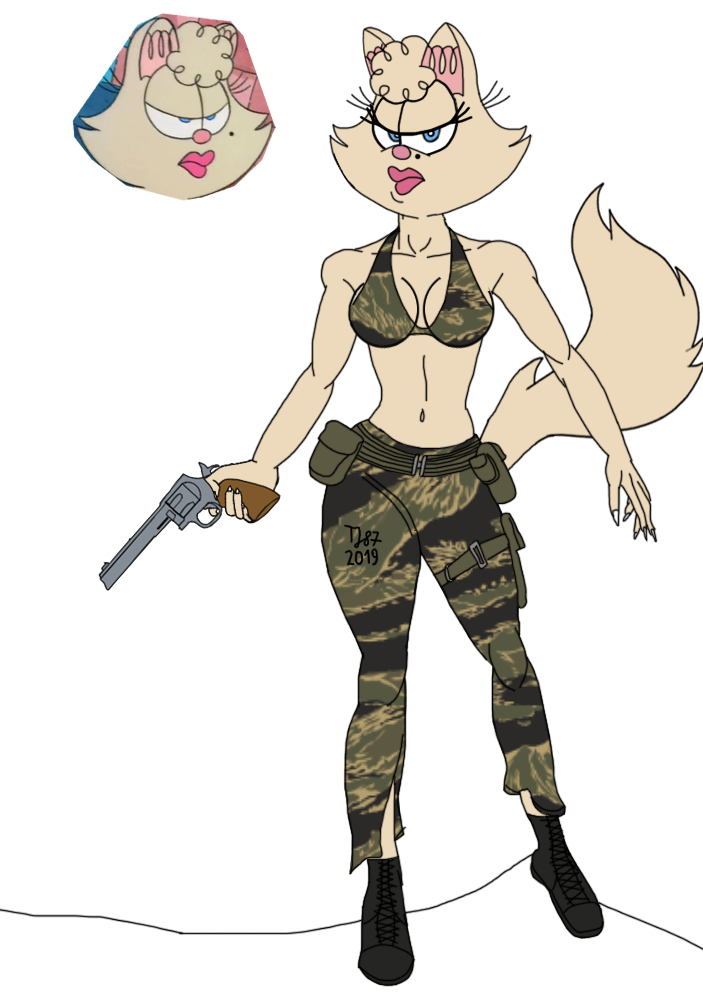 Survivalist Penelope (WIP with reference) by TeeJay87