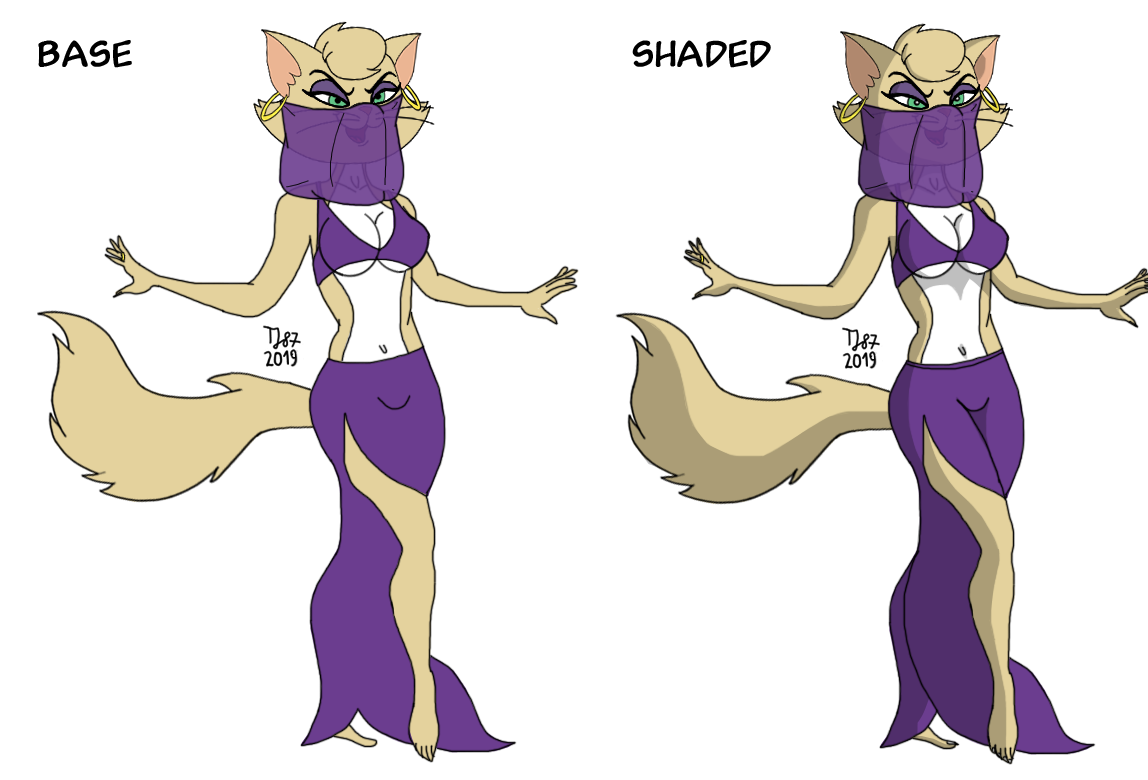 Delilah Belly Dancing (test WIP II) by TeeJay87