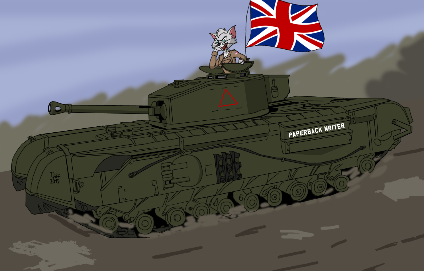 Catgirls and Armour: Paperback Writer by TeeJay87