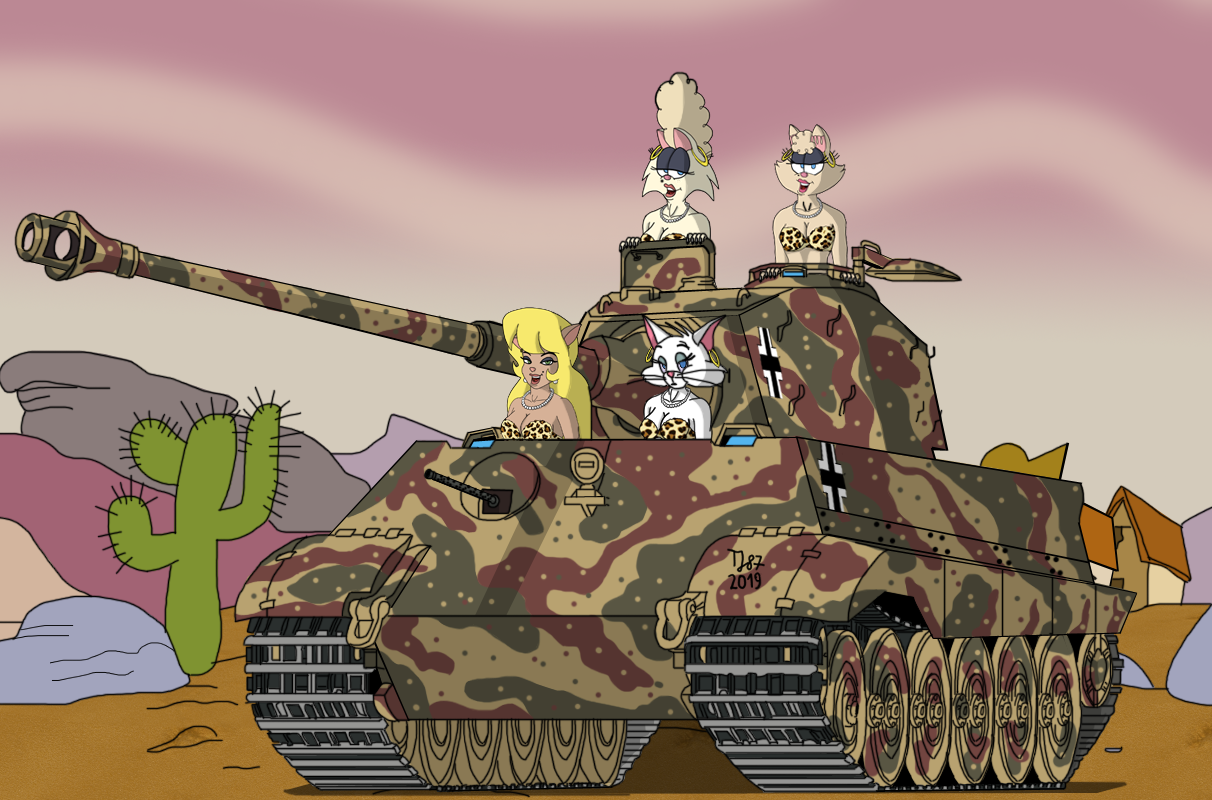 Catgirls and Armour: Four Beauties and the Beast by TeeJay87