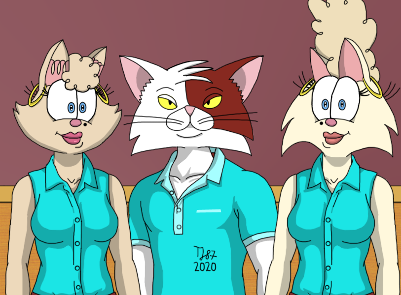Team Pussycat in Teal 2020 by TeeJay87
