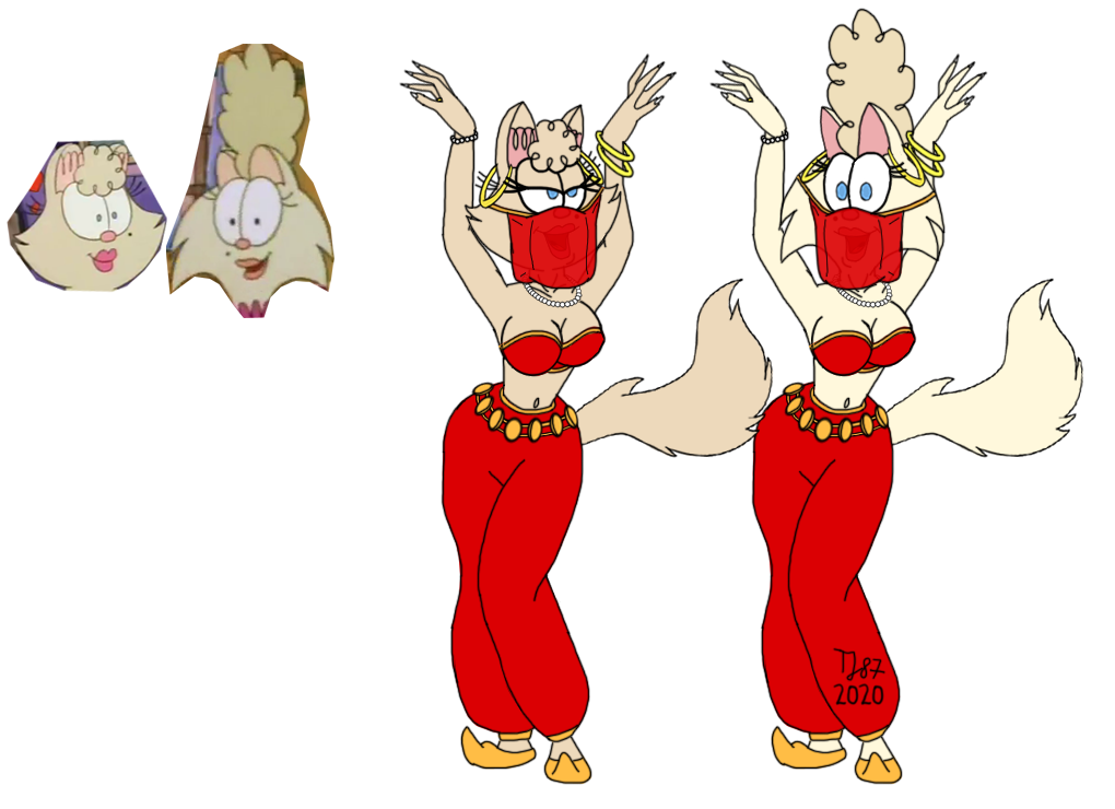 Pussycat Belly Dance 2020 (WIP with references) by TeeJay87